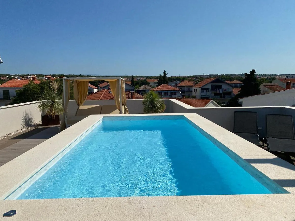 Shell Sky Luxury Penthouse With Private Pool Apartment Zadar Croatia